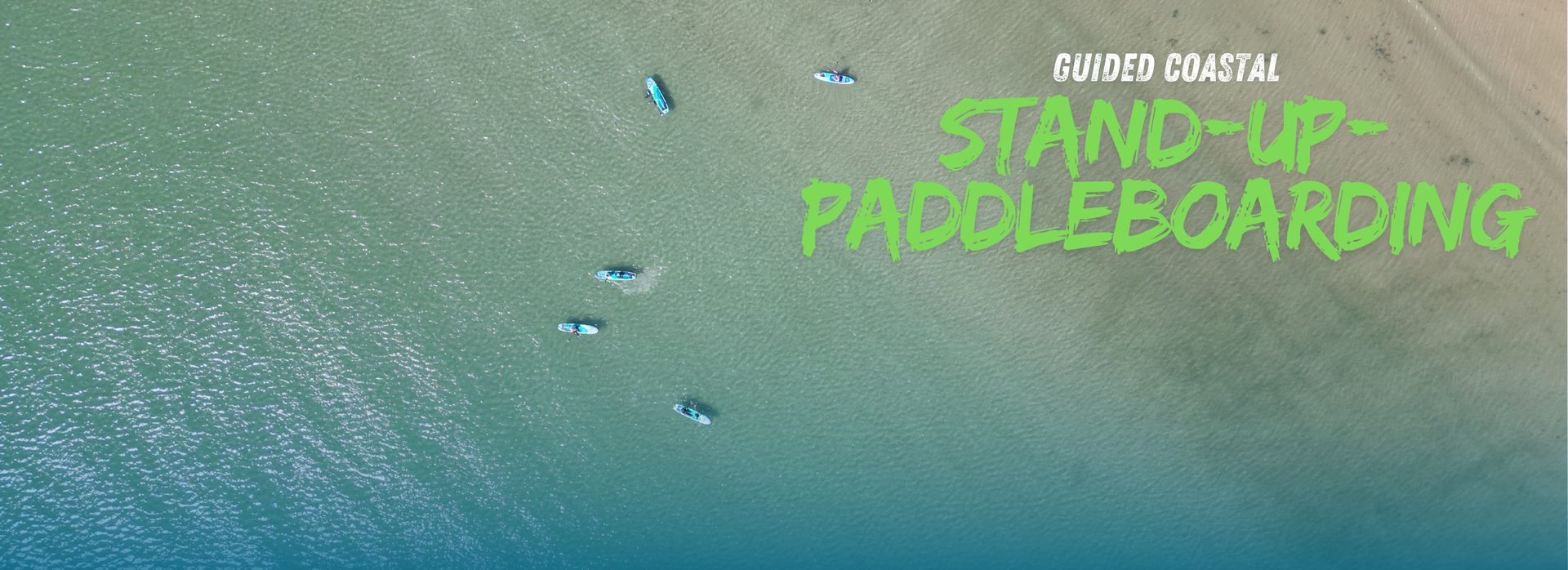 Stand up paddleboarding on calm water