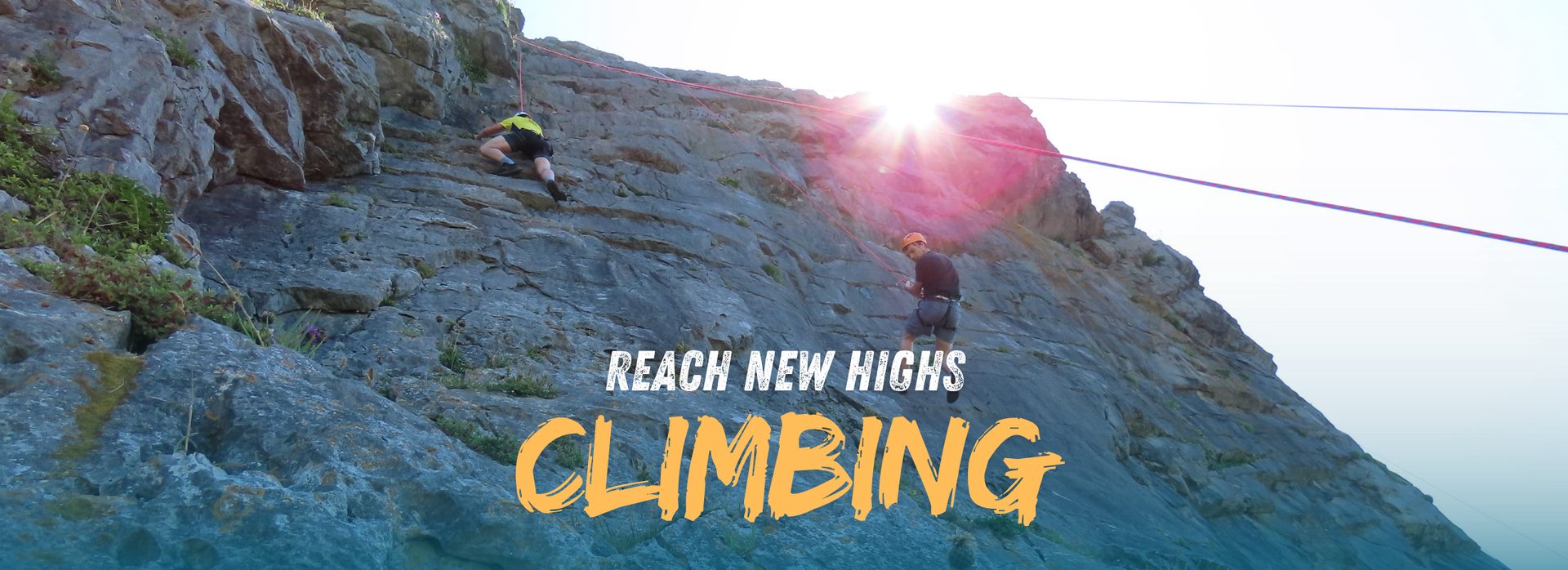 Rock climbing on the Welsh coast