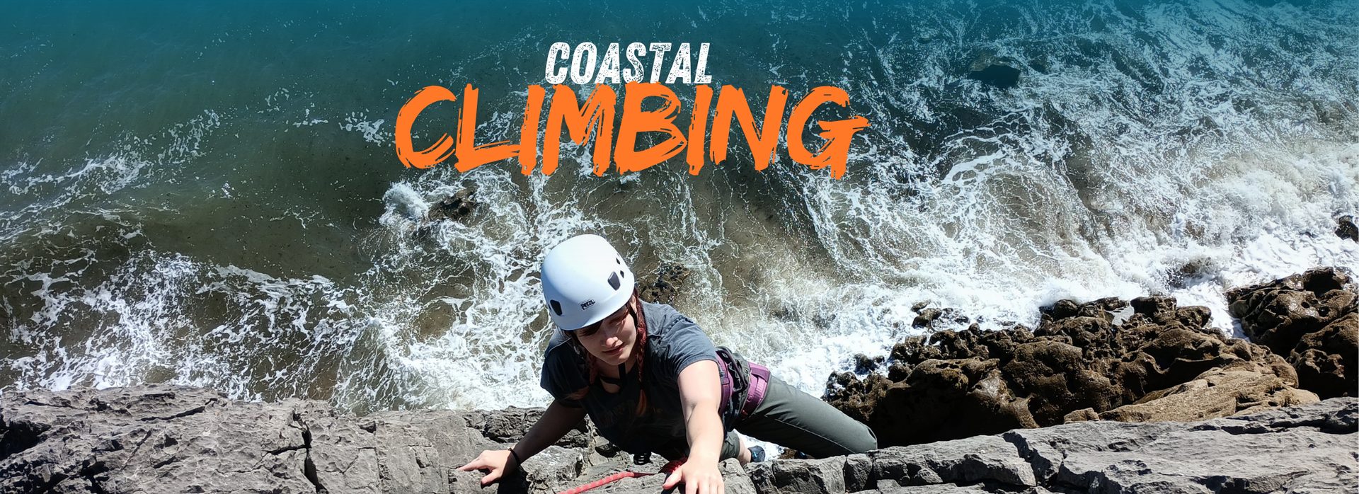 Outdoor rock climbing in Pembrokeshire